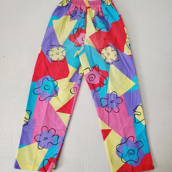 Vintage Fun Floral Pants kids 8/10 - Picture 11 of 11